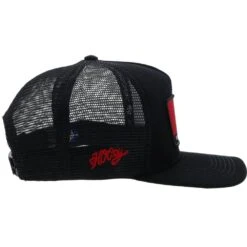 HOOey Wright Brothers Hat Black W/red & Blue Patch 9 HOOey Wright Brothers Hat Black W/red & Blue Patch -HOOey Shop WB005 4