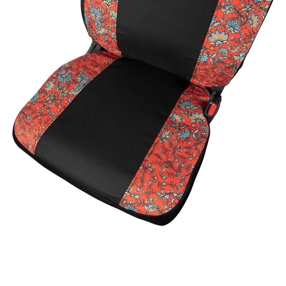 Western Floral Red Hooey Seat Cover 6 Western Floral Red Hooey Seat Cover - Image 4