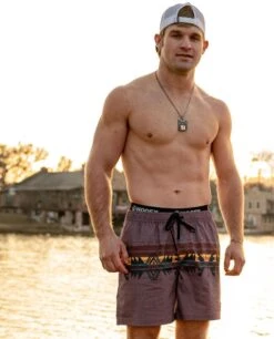 HOOey "Bigwake" Maroon Board Shorts -HOOey Shop leighton 098941d7 0d93 4e62 8e4b 68a5e6a3e4f6